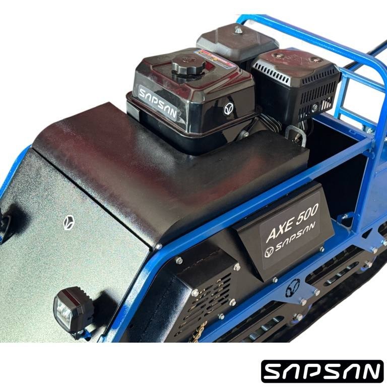 Мотобуксировщик SAPSAN AXE 500 — двигатель Lifan и шильдик модели
